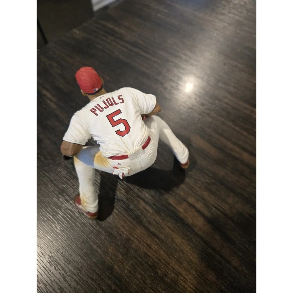 St Louis Cardinals Baseball Quartz Desk Clock MLB Champion PuJols Figurine 2005